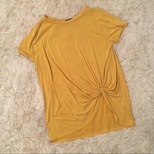 JODIFL Yellow Twist Tee